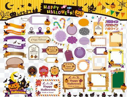 Cute Halloween frame collection Cute Halloween frame collection
