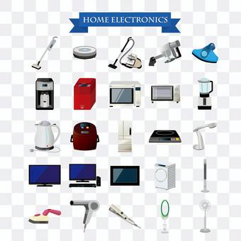 Home electronics illustration Home electronics illustration
