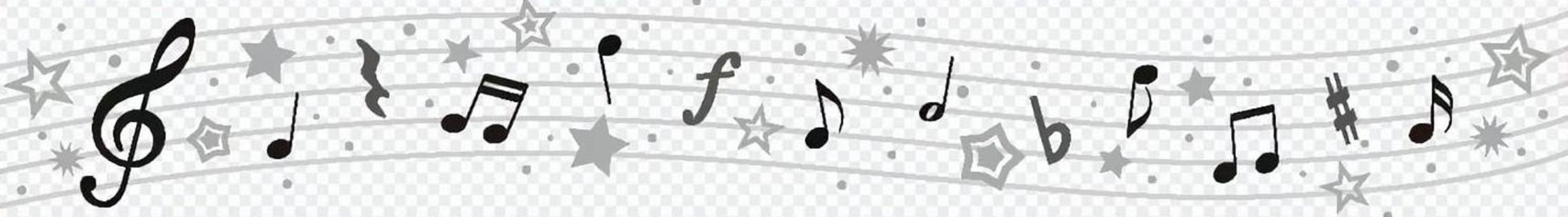 Summer music line (monochrome) Summer music line (monochrome)