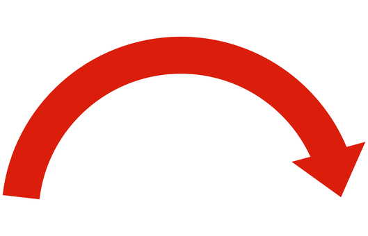 Arrow curve mountain red Arrow curve mountain red