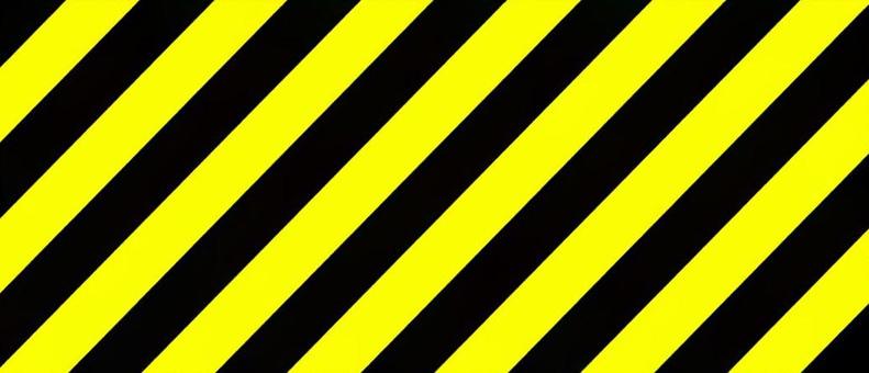 "Caution-tiger pattern" frame "Caution-tiger pattern" frame