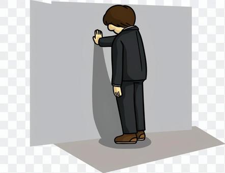 Hold hands on the wall and fall down Hold hands on the wall and fall down