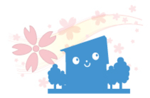 Cherry blossom dwelling _ blue Cherry blossom dwelling _ blue