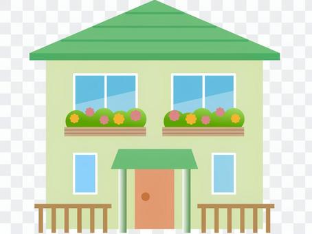 60126. Residential home, green 60126. Residential home, green
