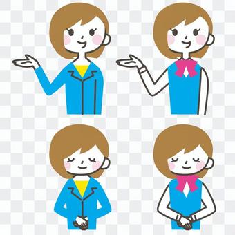 Two guides Two guides