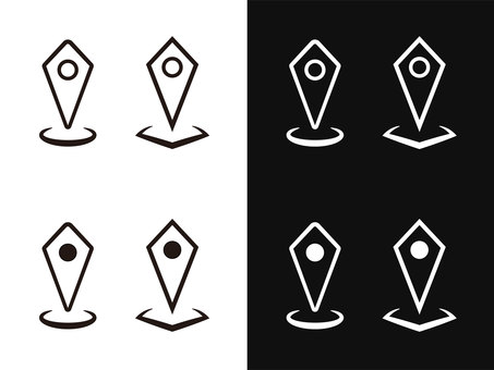 Access and map icons Access and map icons