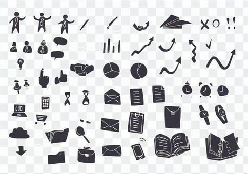 Business Icons Gray Business Icons Gray