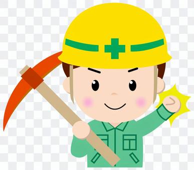 Construction worker _ Waist upper part (Tsurushi) Construction worker _ Waist upper part (Tsurushi)