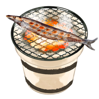 Autumn taste saury Autumn taste saury