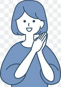 Well wow happy woman clean design Well wow happy woman clean design