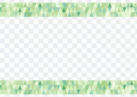 Bright green tile-like decorative frame Bright green tile-like decorative frame