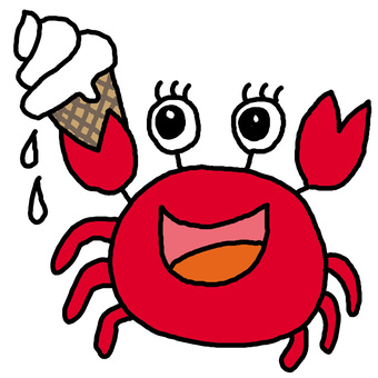Even crabs are hot. Even crabs are hot.