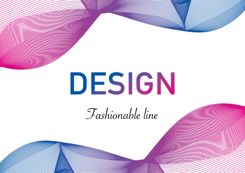 Colorful wave line Colorful wave line