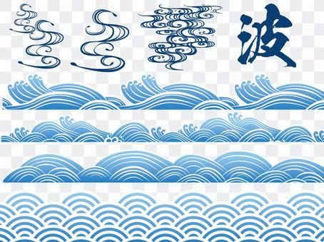 Pop Japanese pattern wave pattern Summary Pop Japanese pattern wave pattern Summary