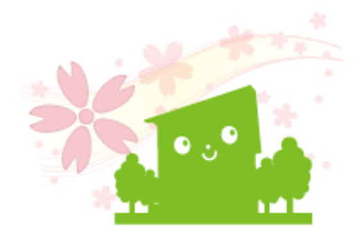 Cherry blossom dwelling _ green Cherry blossom dwelling _ green