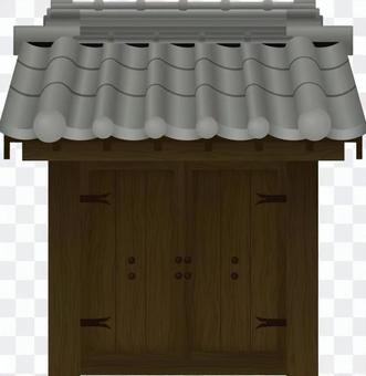 Tile house root _ door Tile house root _ door