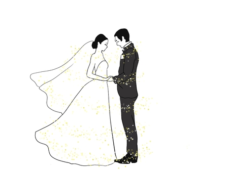 Wedding Two people holding hands Glitter Wedding Two people holding hands Glitter