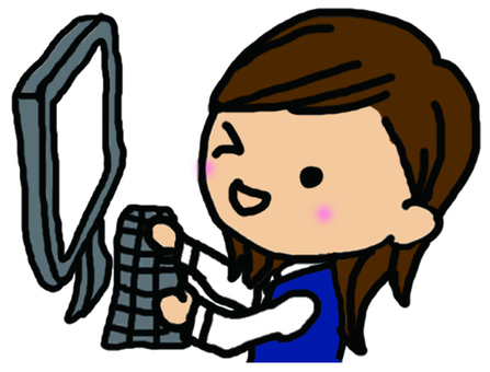 A woman who plays a personal computer A woman who plays a personal computer