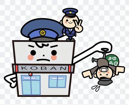 Simple building - police box Simple building - police box