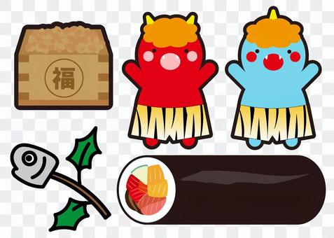 Illustration (Setsubun set) Illustration (Setsubun set)