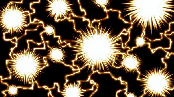 稲妻 雷 フラッシュ 黄色 壁紙 背景 Free Download Illustac