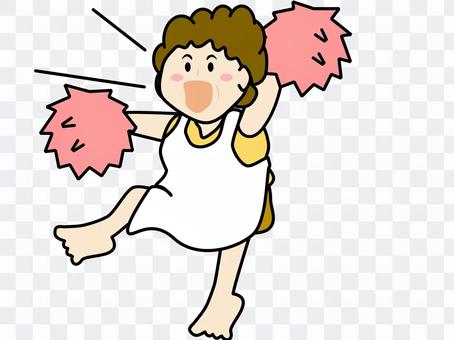Good luck with your support-pompoms Good luck with your support-pompoms