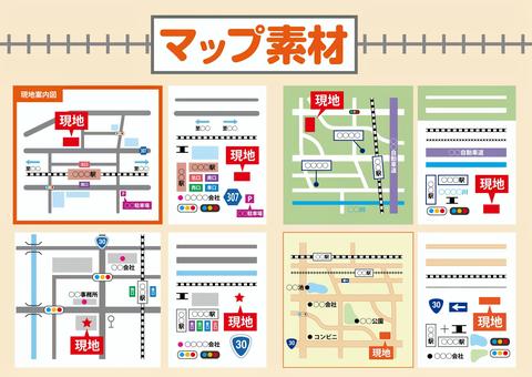 Map material Map material