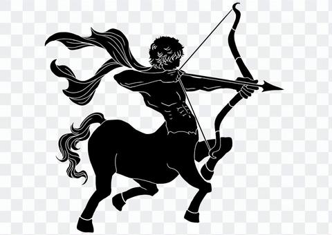 Sagittarius silhouette Sagittarius silhouette
