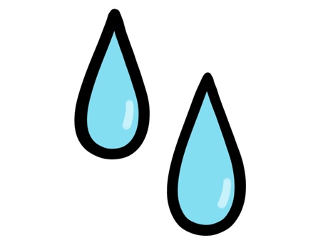 Thick line Sweat Two dripping drops Thin Thick line Sweat Two dripping drops Thin