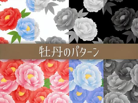 Peony pattern_ pattern sample Peony pattern_ pattern sample