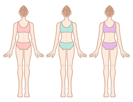 Female whole body (behind the scenes, clothes) Female whole body (behind the scenes, clothes)