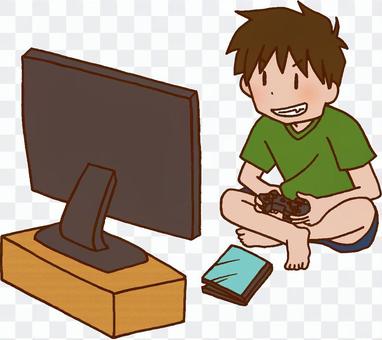 Boys playing games Boys playing games