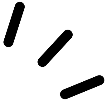 3 effect lines Straight line Rounded corners Attention emphasis 3 effect lines Straight line Rounded corners Attention emphasis