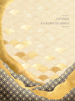 New Year's card Qinghai wave Japan background 28 New Year's card Qinghai wave Japan background 28