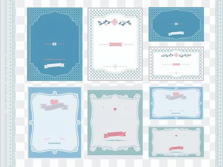 White day design card set White day design card set