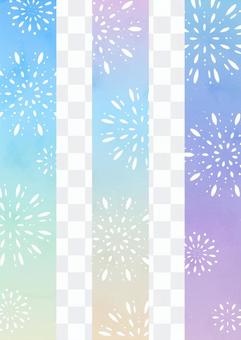 Nostalgic fireworks background 3 types _ portrait Nostalgic fireworks background 3 types _ portrait