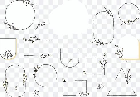 Natural fashionable frame that can be used in various ways 1 Natural fashionable frame that can be used in various ways 1