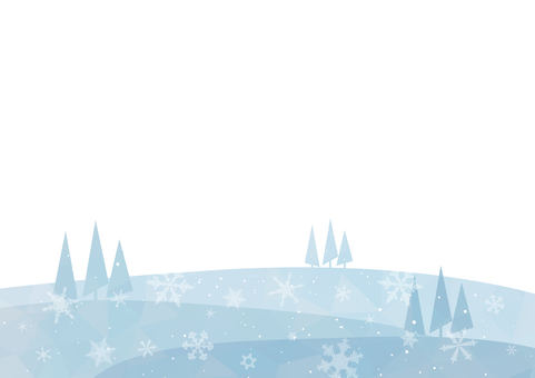 Winter simple cute background material 2 Winter simple cute background material 2
