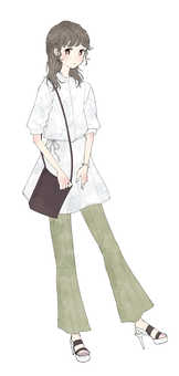 Fashionable woman Fashionable woman
