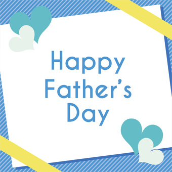 Father's day square card frame Father's day square card frame