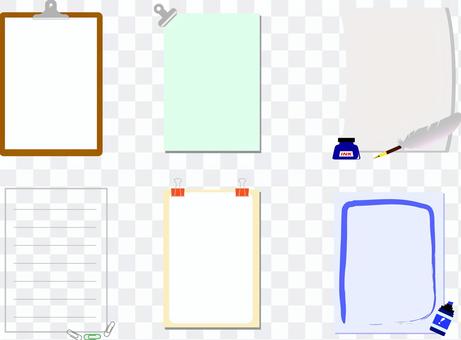 Notepad with stationery Notepad with stationery