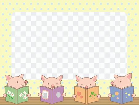 Pig's reading frame frame Pig's reading frame frame