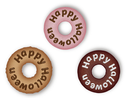 Chocolate character donuts halloween Chocolate character donuts halloween