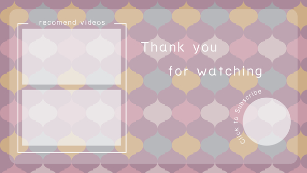 End card material for video distribution End card material for video distribution
