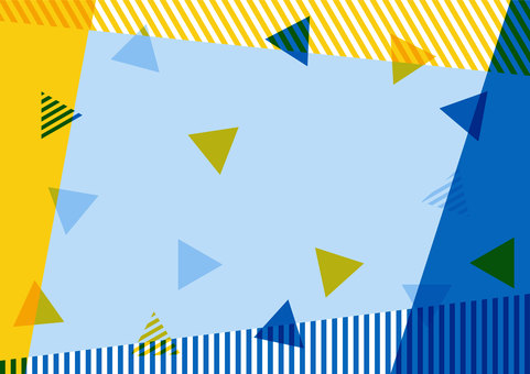 Summer color stripes and triangle pop background Summer color stripes and triangle pop background
