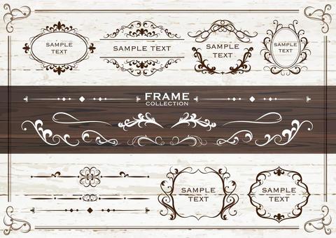 Vintage style decorative frame 03 Vintage style decorative frame 03