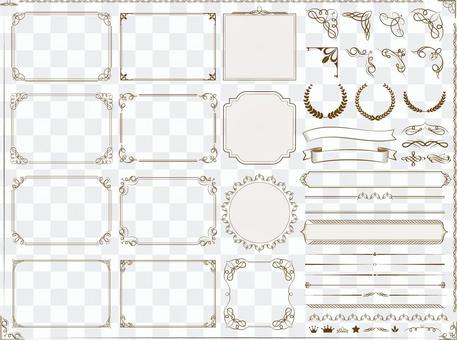 Vintage frame (png has no character) Vintage frame (png has no character)