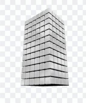 3D rendering block tower 3D rendering block tower