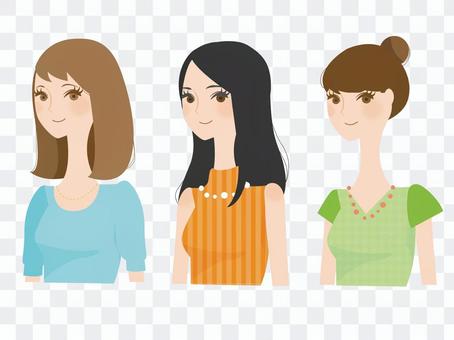 Various women Various women
