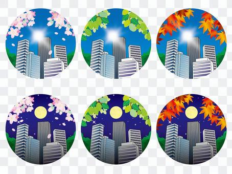 Four Season Summary (20) The sun and moon office town Four Season Summary (20) The sun and moon office town